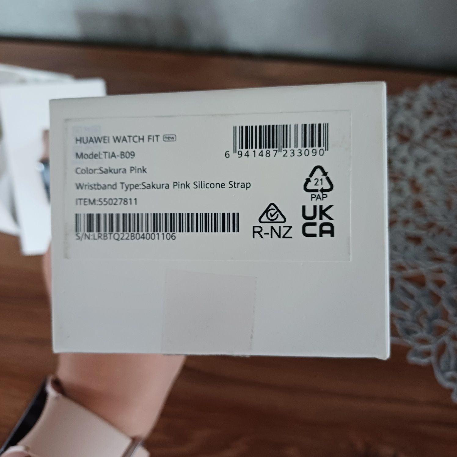 Smartwatch Huawei watah fit