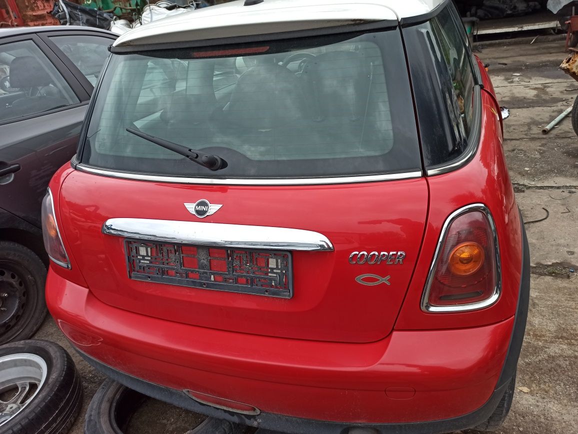 Mini  cooper  r55 r57 one zderzak maska lampy błotnik przód