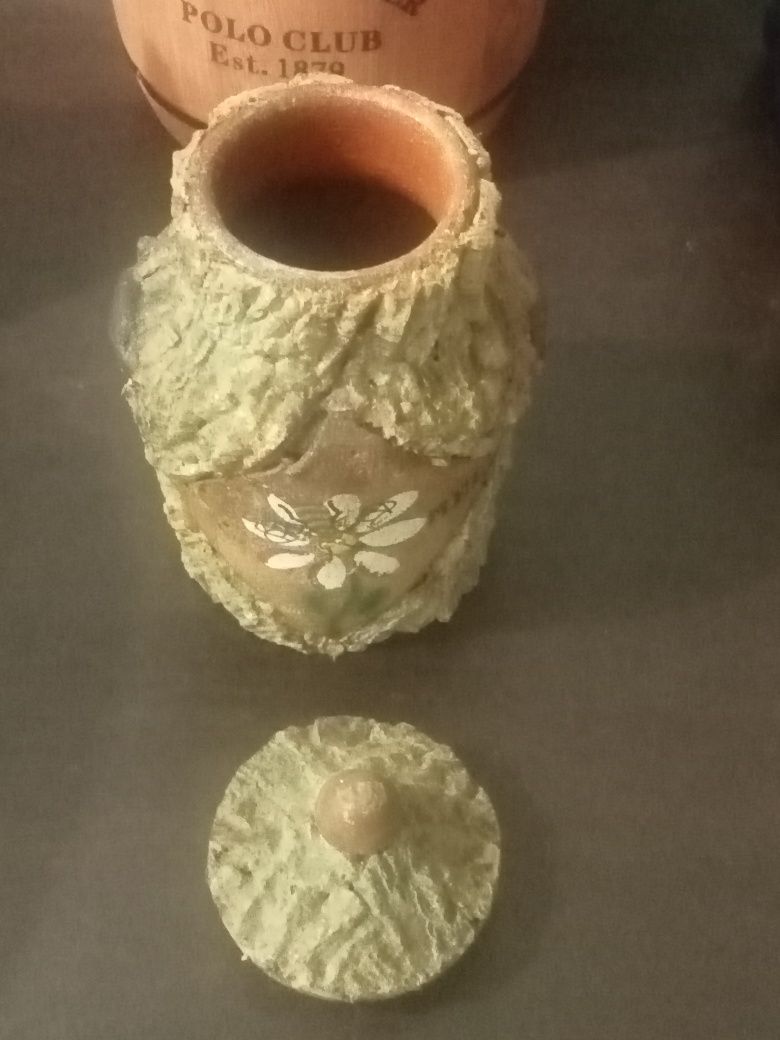 Pote de mel revestido de cortiça