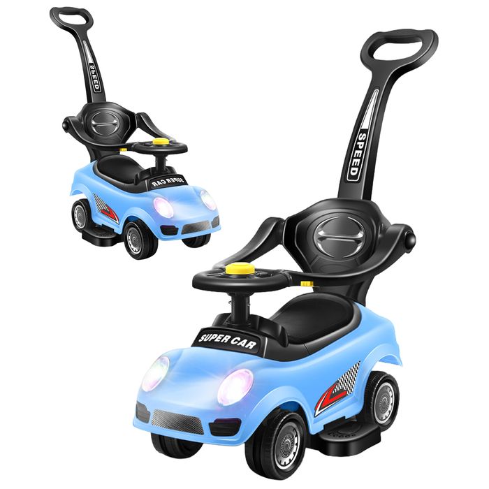 Jeździk pchacz 3w1 Auto LED DŹWIĘK