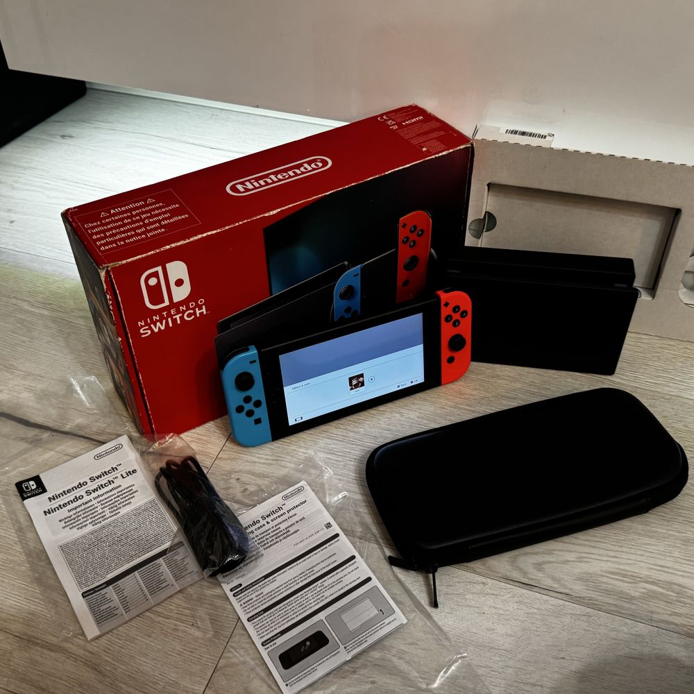 Nintendo Switch v2 Gwarancja Pełny Zestaw konsola Wrocław
