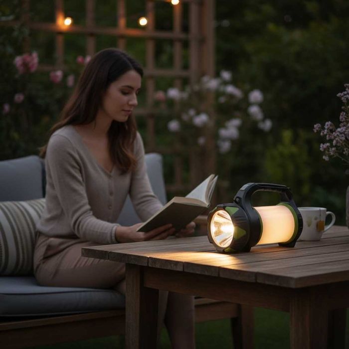 Ліхтар для дому при відключенні світла + Powerbank TS1984