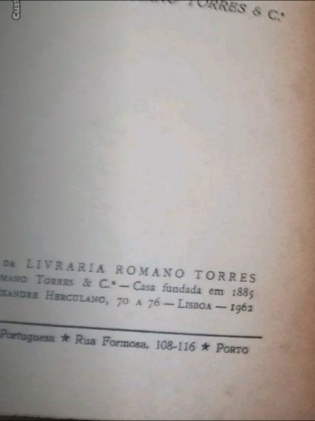 Conjunto de 5 Livros Romano Torres (Anos 60)