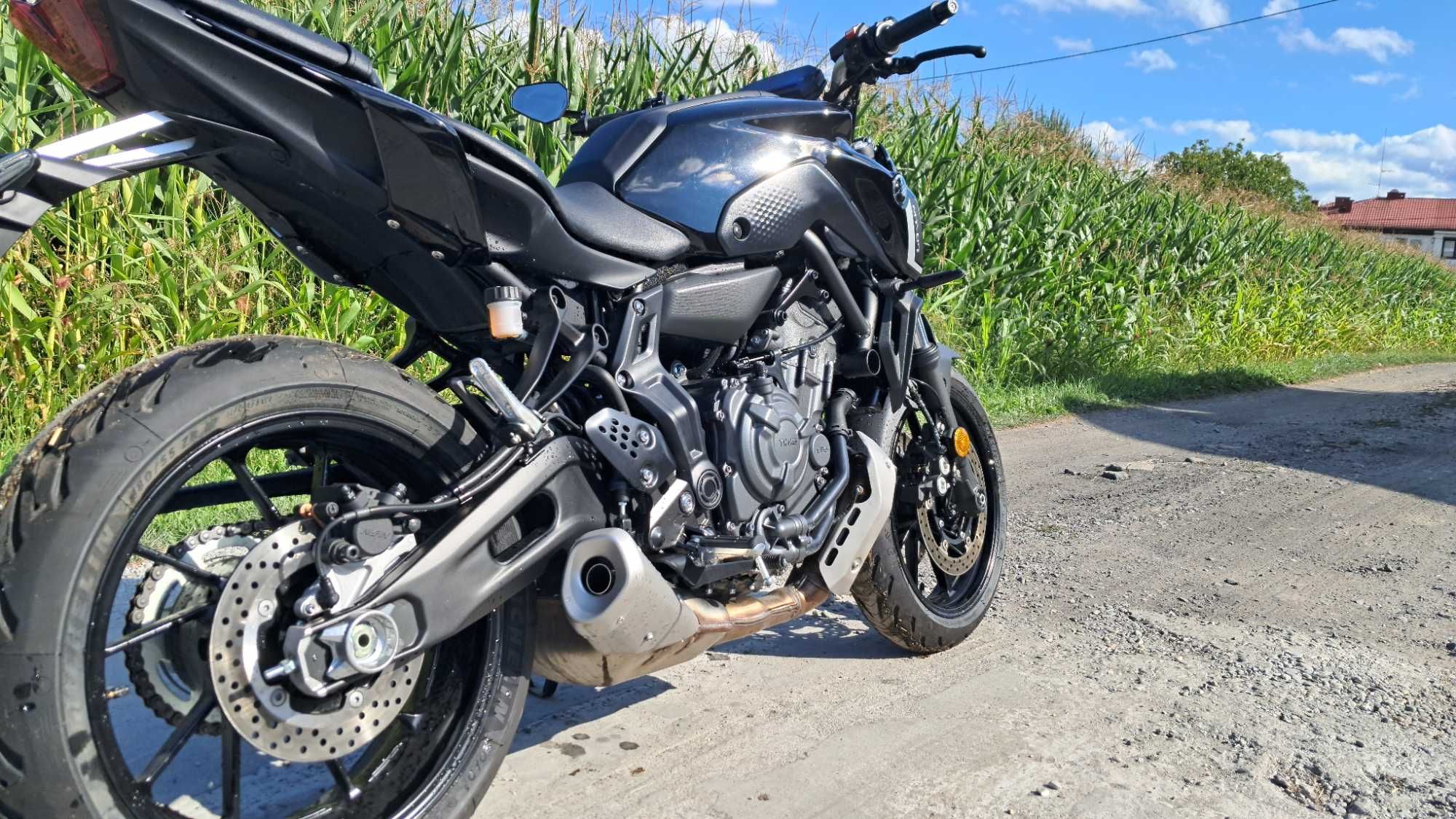 Yamaha mt 07, pierwszy właściciel,  przebieg 664 km JAK NOWY A2