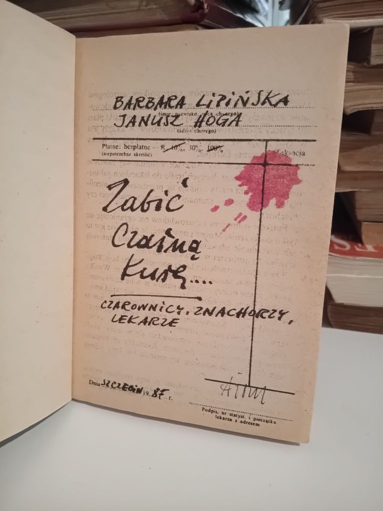 Barbara Lipińska i Janusz Hoga Zabić czarną kurę
