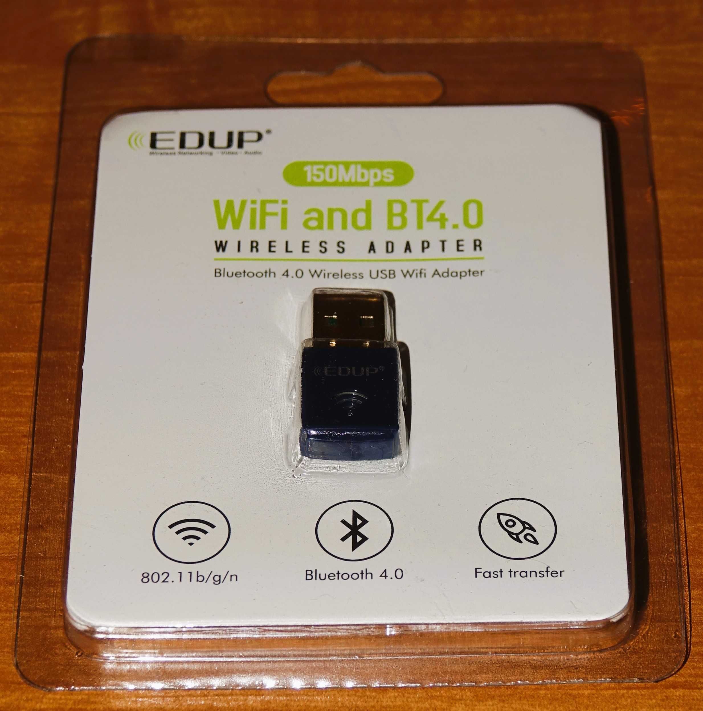 Karta WiFi + kontroler Bluetooth EDUP EP-N8568 (RTL8723BU)