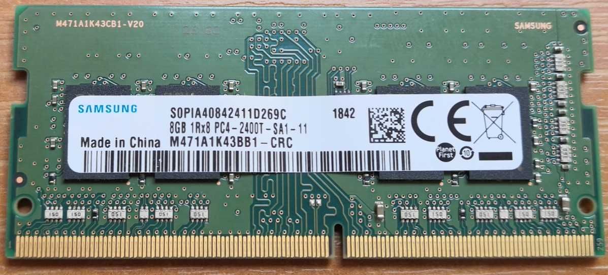 RAM SO-DIMM DDR4 do laptopa 2400MHz 1Rx8 CL17 Samsung