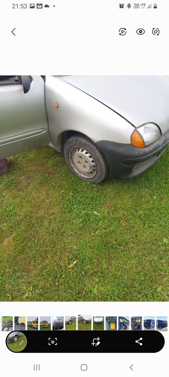 Maska zderzak błotnik lampy chłodnica seicento części