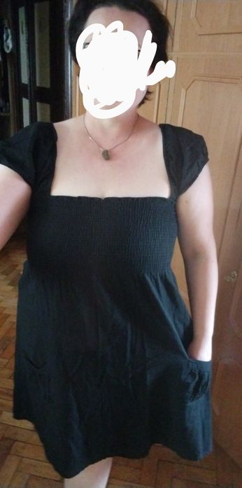 Czarna sukienka letnia
