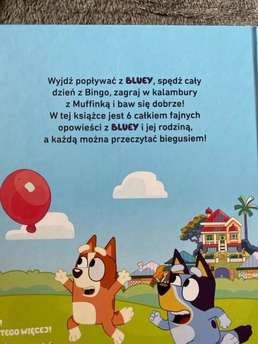 NOWA Książka Bluey Bajki 5 minut przed snem