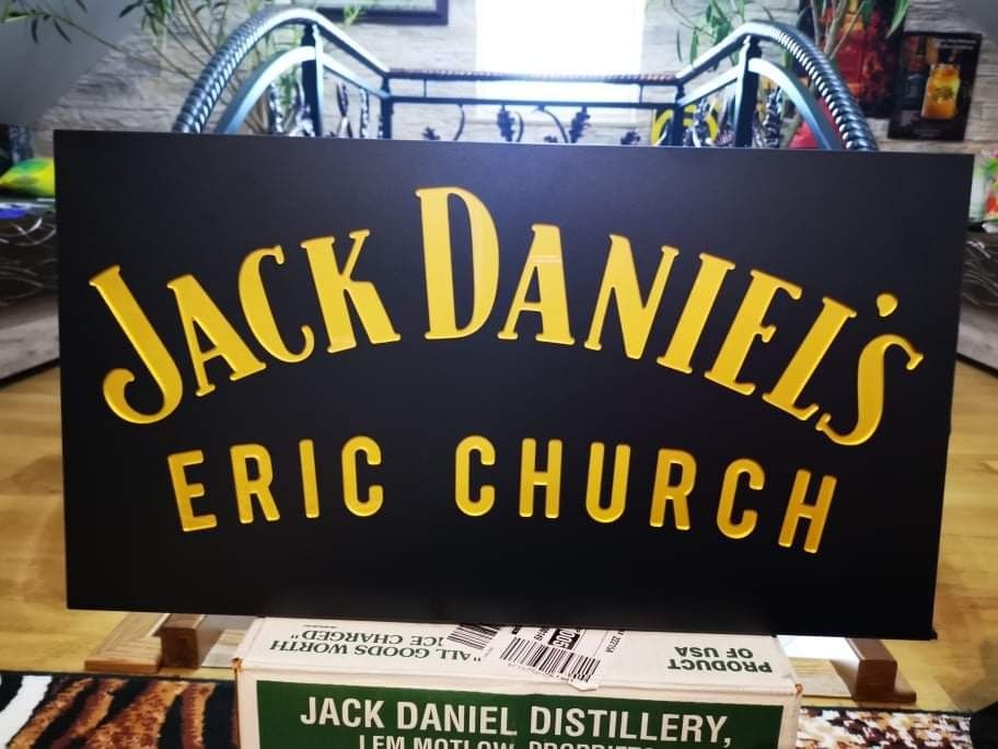 Jack daniels deska ozdobna Erick church