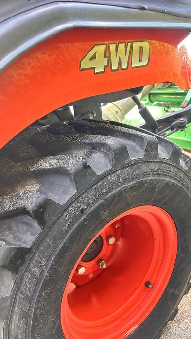 Mini Ciągniczek Kubota Bx2350 4X4 pług zimowy kosiarka glebogryzarka