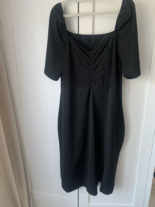 Sukienka elegancka czarna rozmiar XXL