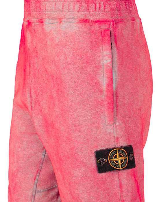 Штани-джогери STONE ISLAND 62390 Dust Colour Treatment Pink SI0135-PK