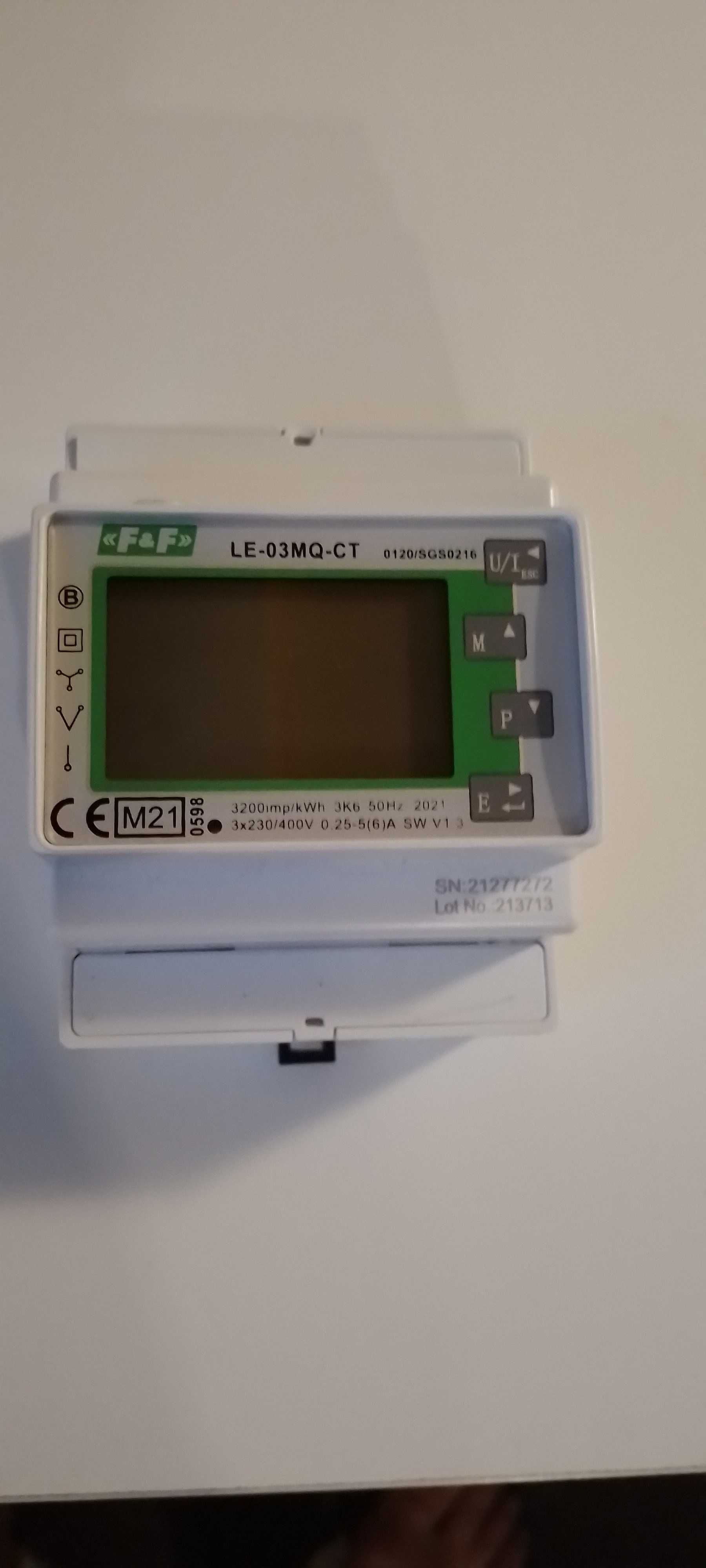 Sprzedam  liczniki   energii elektrycznej LE03MW-CT ,LE-03MQ-CT  M-21