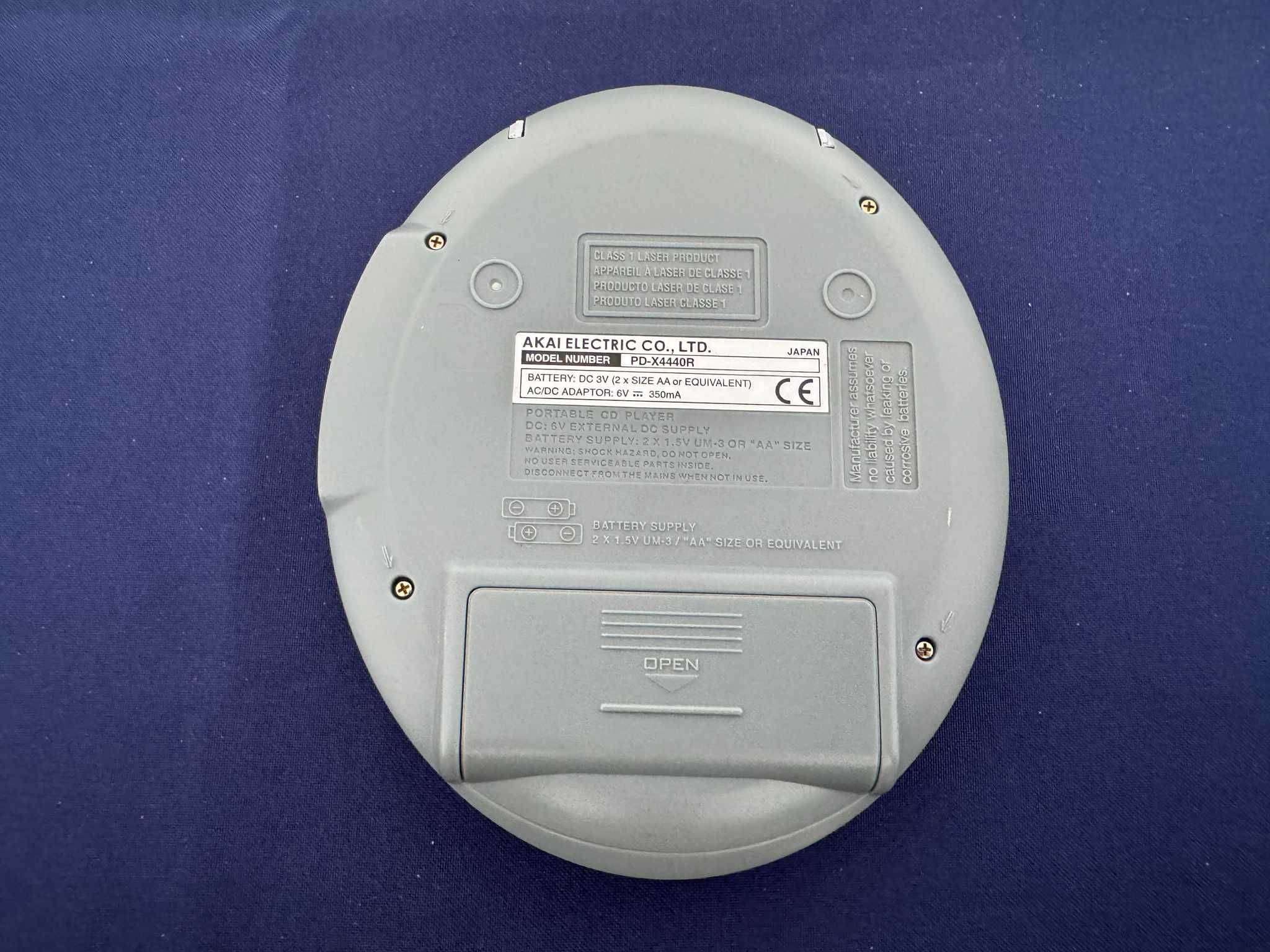 Przenośny Odtwarzacz CD Discman Akai PD-X4440R