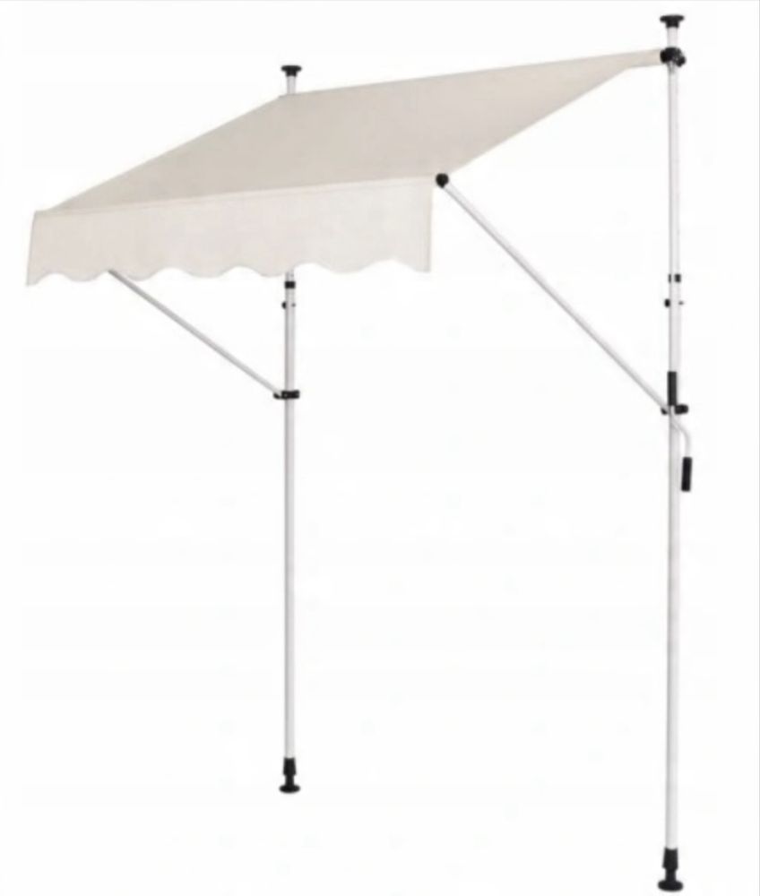 Markiza balkonowa tarasowa 3m x 1,2m beżowa