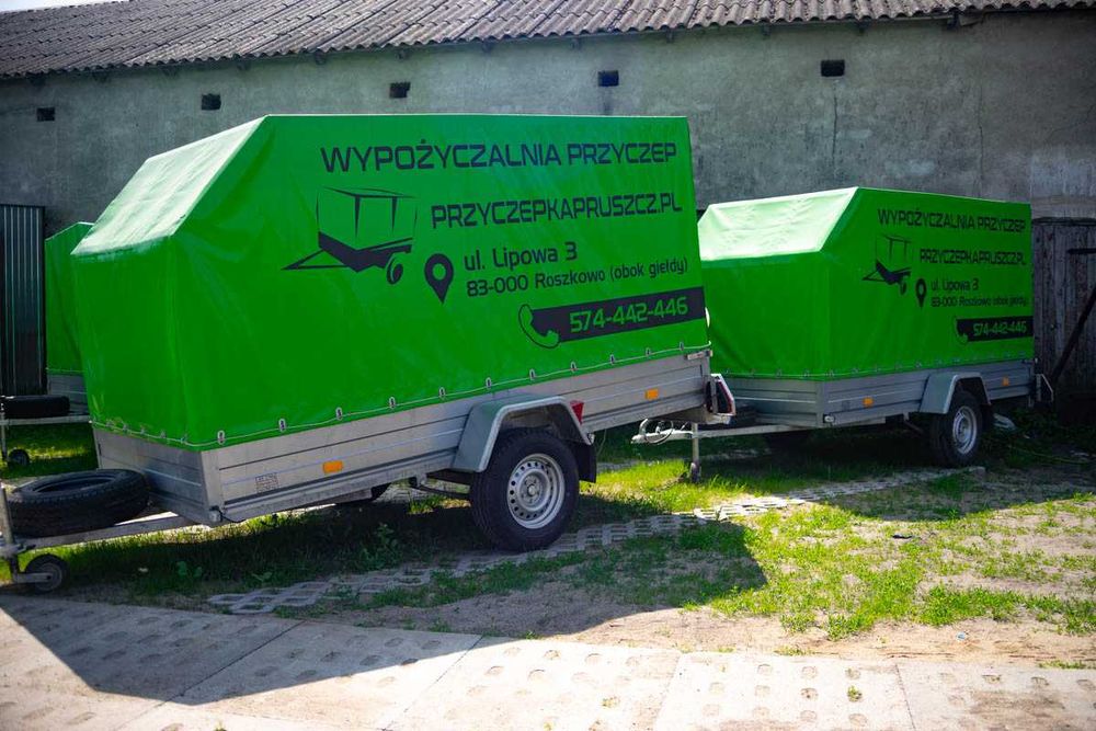 Wynajem Przyczepki Lekkiej 325x145x170