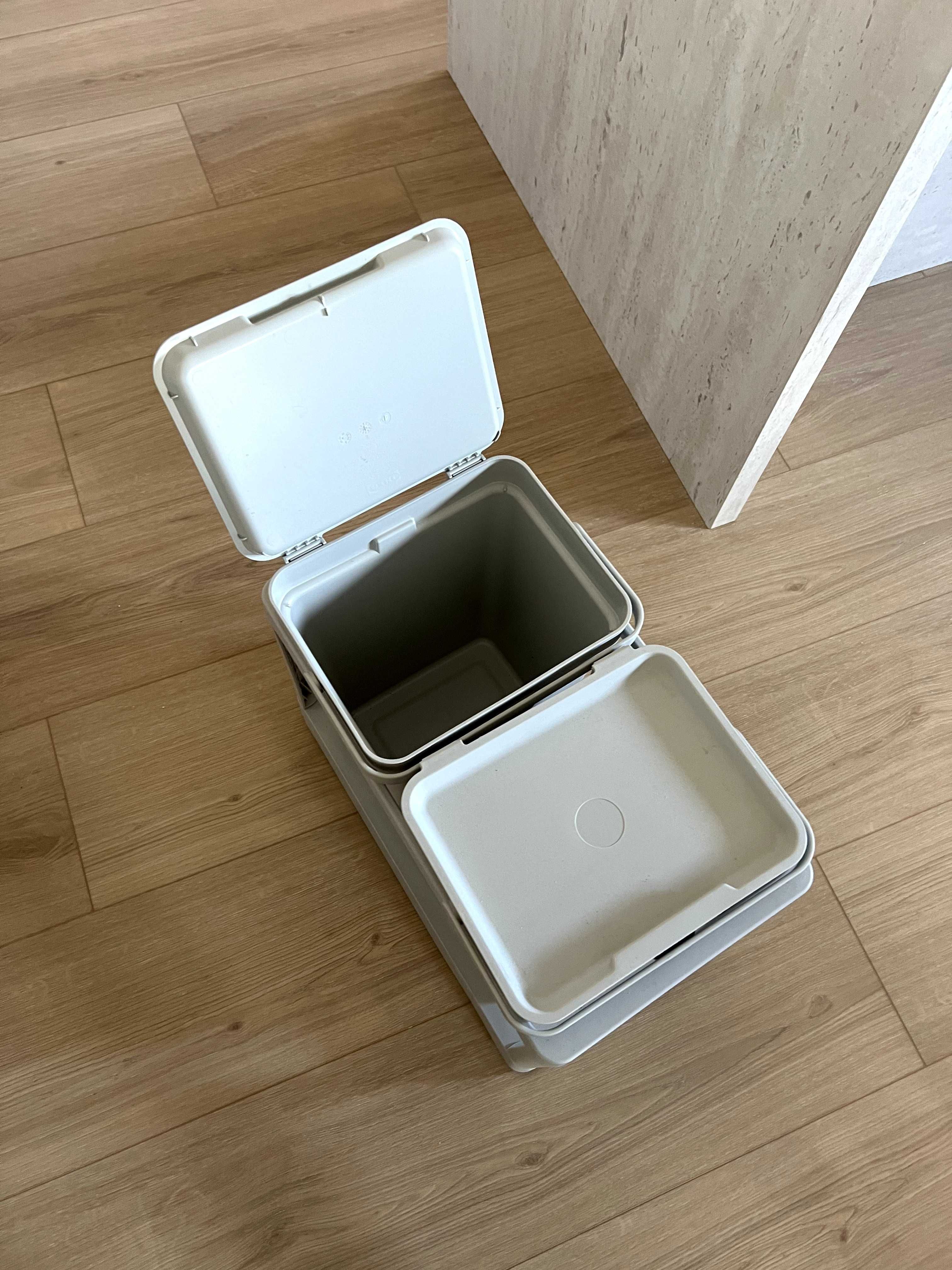 Sistema de reciclagem IKEA HÅLLBAR – 2 baldes, como novo!