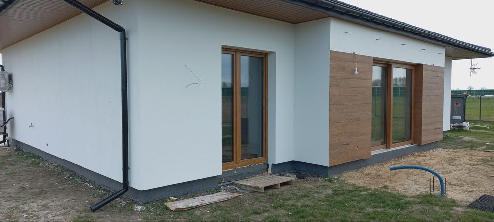 Prace wykończeniowe, ocieplenie budynków