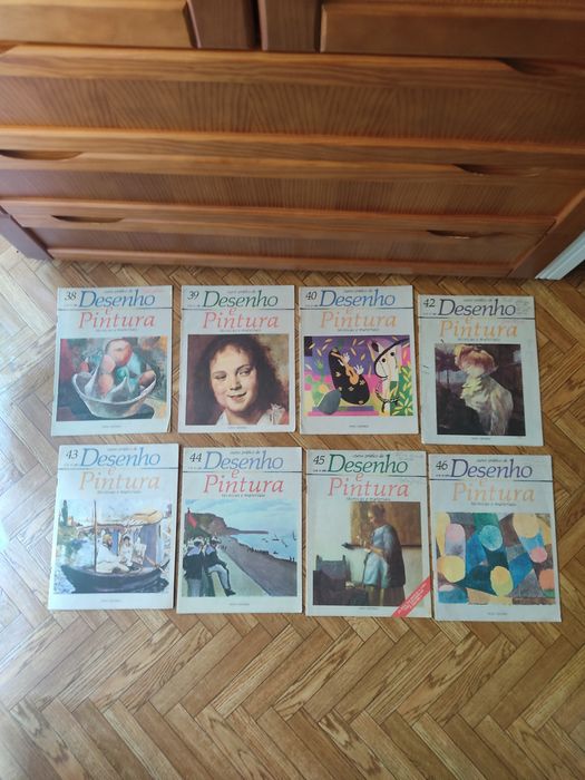 41 revistas "Curso prático de desenho e pintura" 1€ unidade