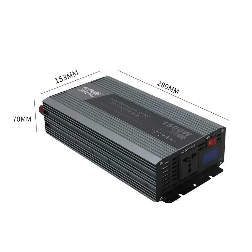 Інвертор 1500 W Чистий синус LCD