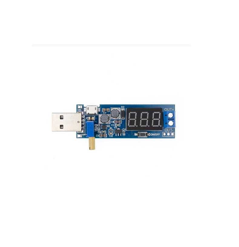 Повышающий и понижающий преобразователь напряжения с USB от 1.2-24В