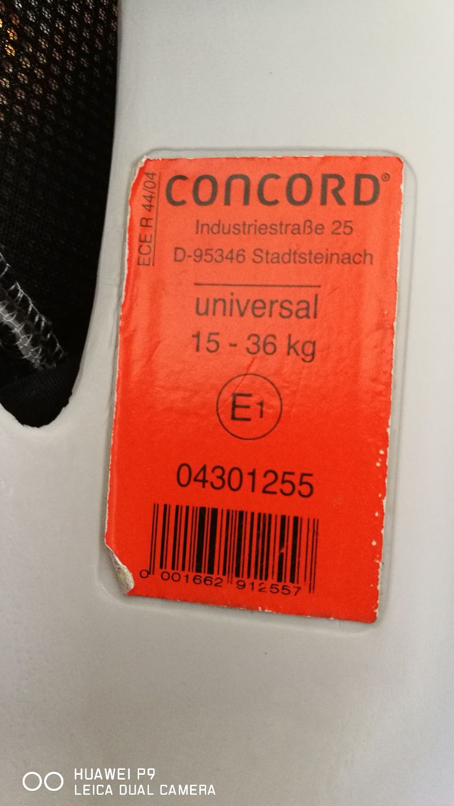 Fotelik samochodowy concord lift core 15-36 kg