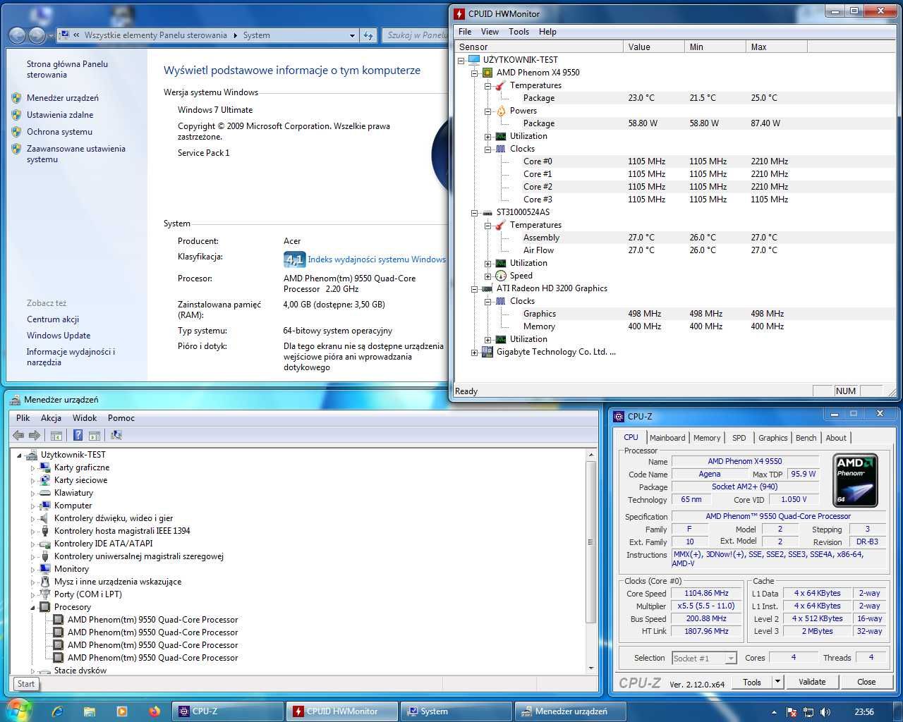 Komputer PC w obudowie ATX Logic Concept B15 (AMD Phenom X4, DDR2, iGP