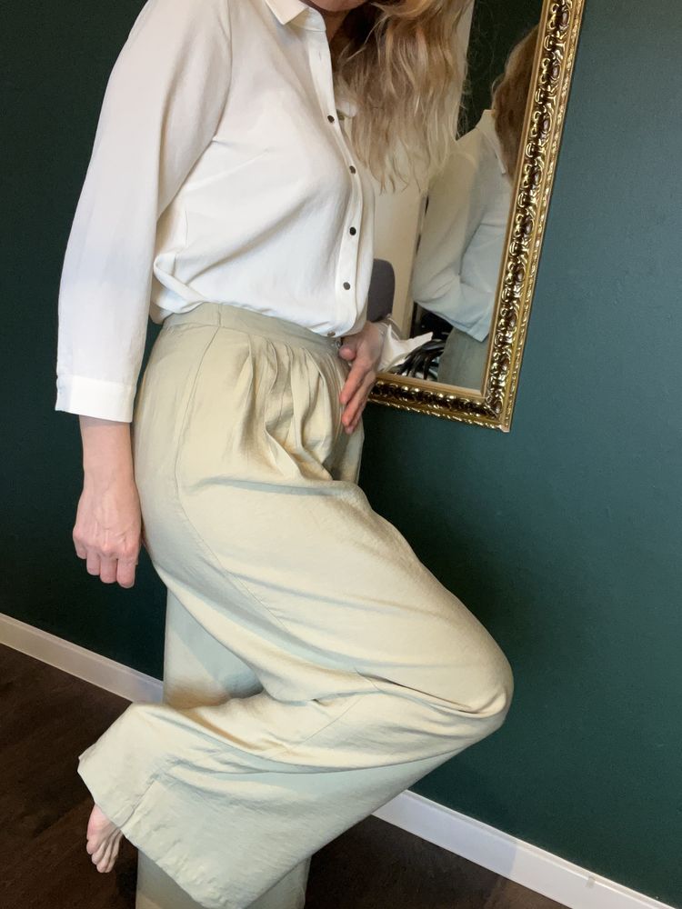 Spodnie typu culotte rozm xs Stradivarius nowe