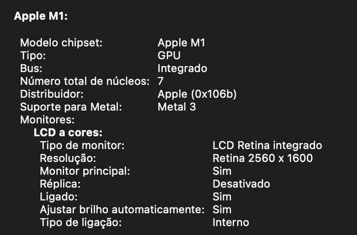 Macbook Air M1 2020, 16Gb RAM, 256Gb SSD