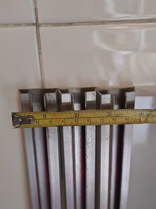 3 Calhas de alumínio de 63cm