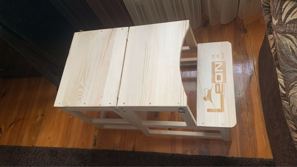 Навчальний стільчик, «Помічник на кухні», Вежа Монтессорі трансформер