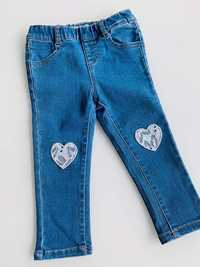 Guess spodnie jeansy dla dziewczynki. Rozmiar 18M 86-98