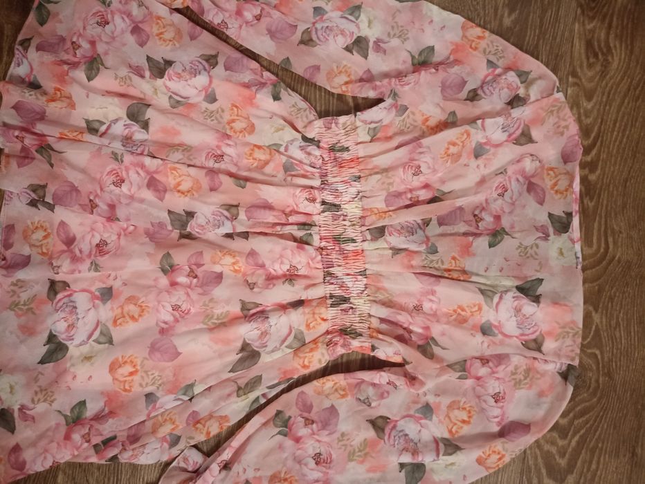 Шифонове плаття рожеве S-M