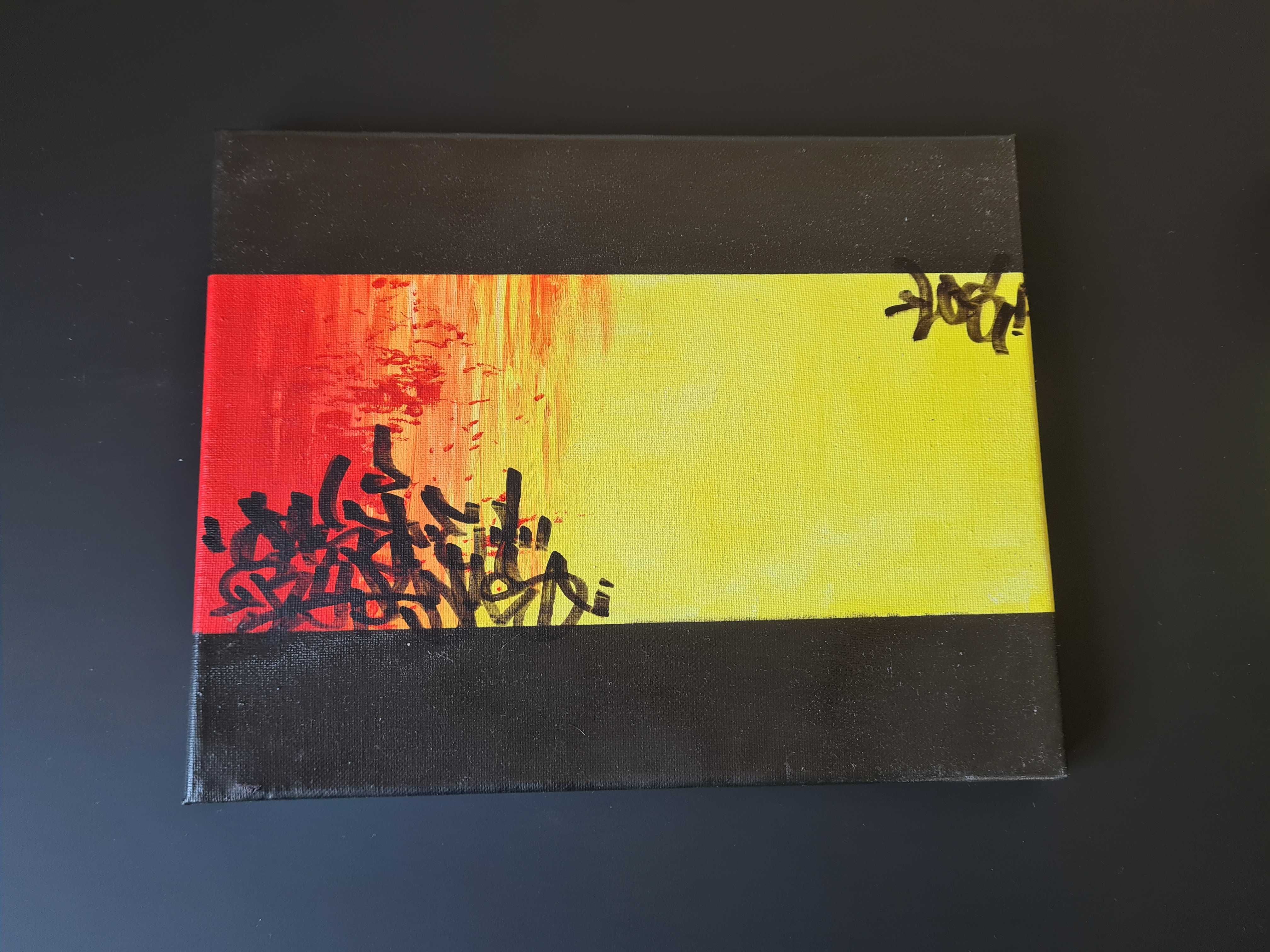 2 x Obraz 30cm x 24cm kompozycja Ice Cube (blejtram, płótno)