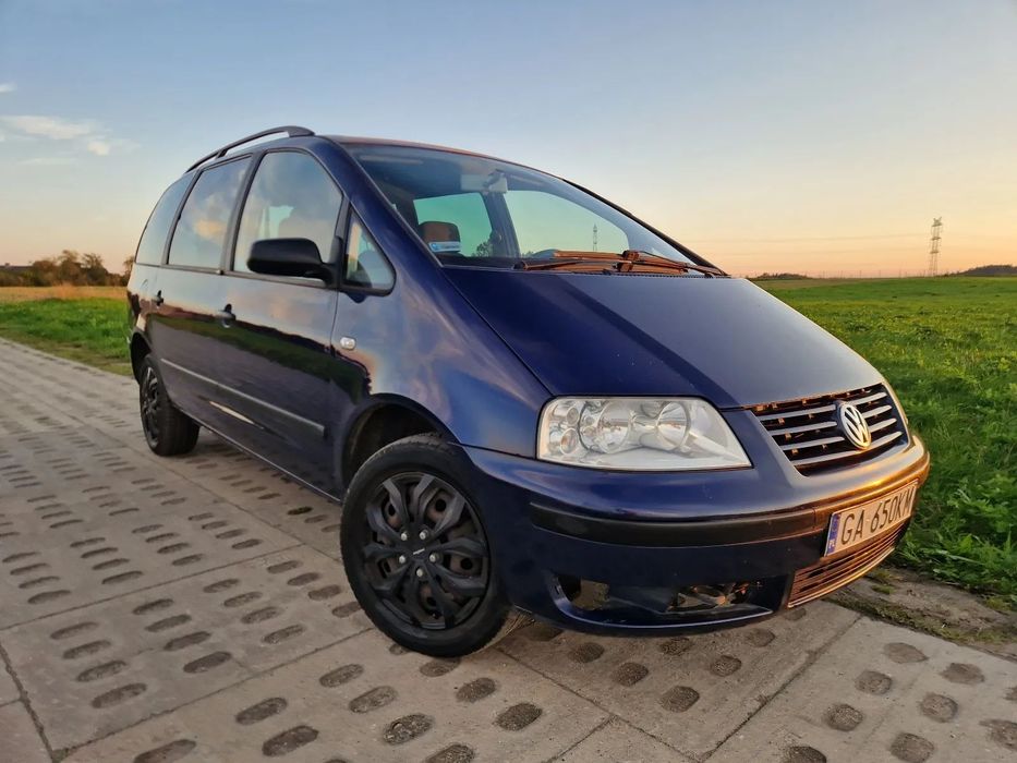 Volkswagen Sharan 1.9TDI 90 KM progi zdrowe, Fotelik dla dziecka zarejestrowany na 7osób