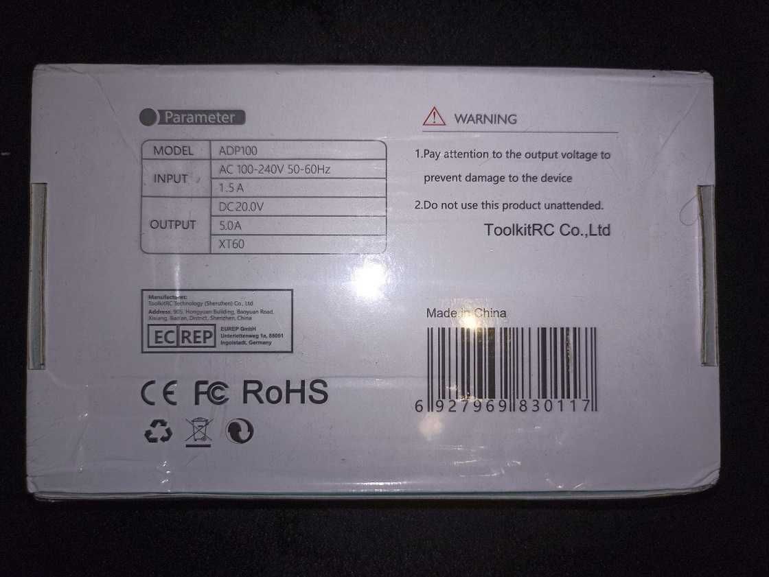 Зарядное ToolkitRC M6D 500Вт 2-канальное, M8P 600Вт,  М7 200Вт, ADP100