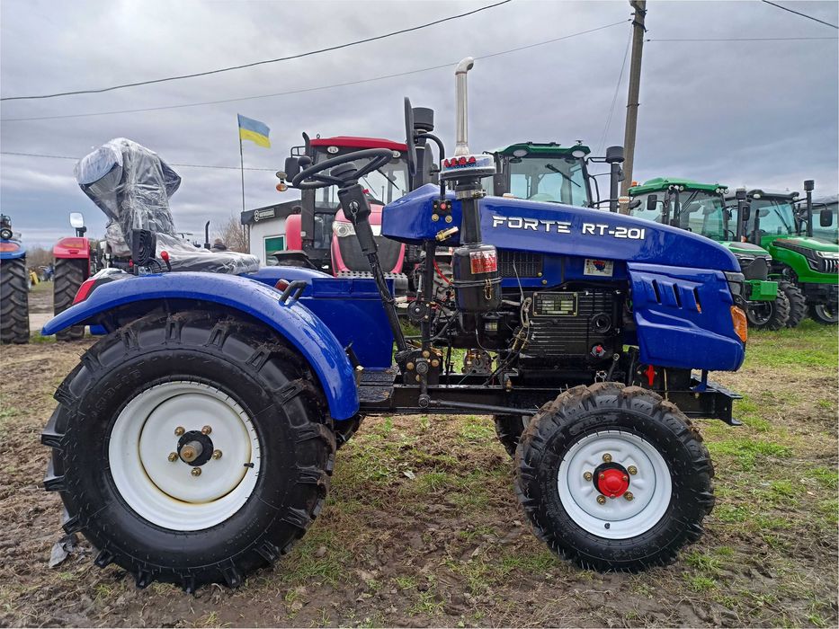 Мототрактор Forte MT-201 з фрезою та плугом ФОРТЕ доставка безкоштовна