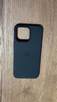 Apple czarne silikonowe etui z MagSafe do iPhone 15 Pro Max
