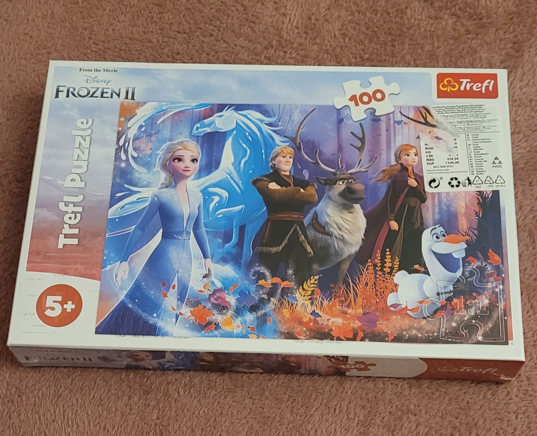 Puzzle Frozen 2 II 100sztuk