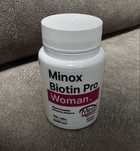 Minox biotin pro woman  женские витамины для роста волос биотин