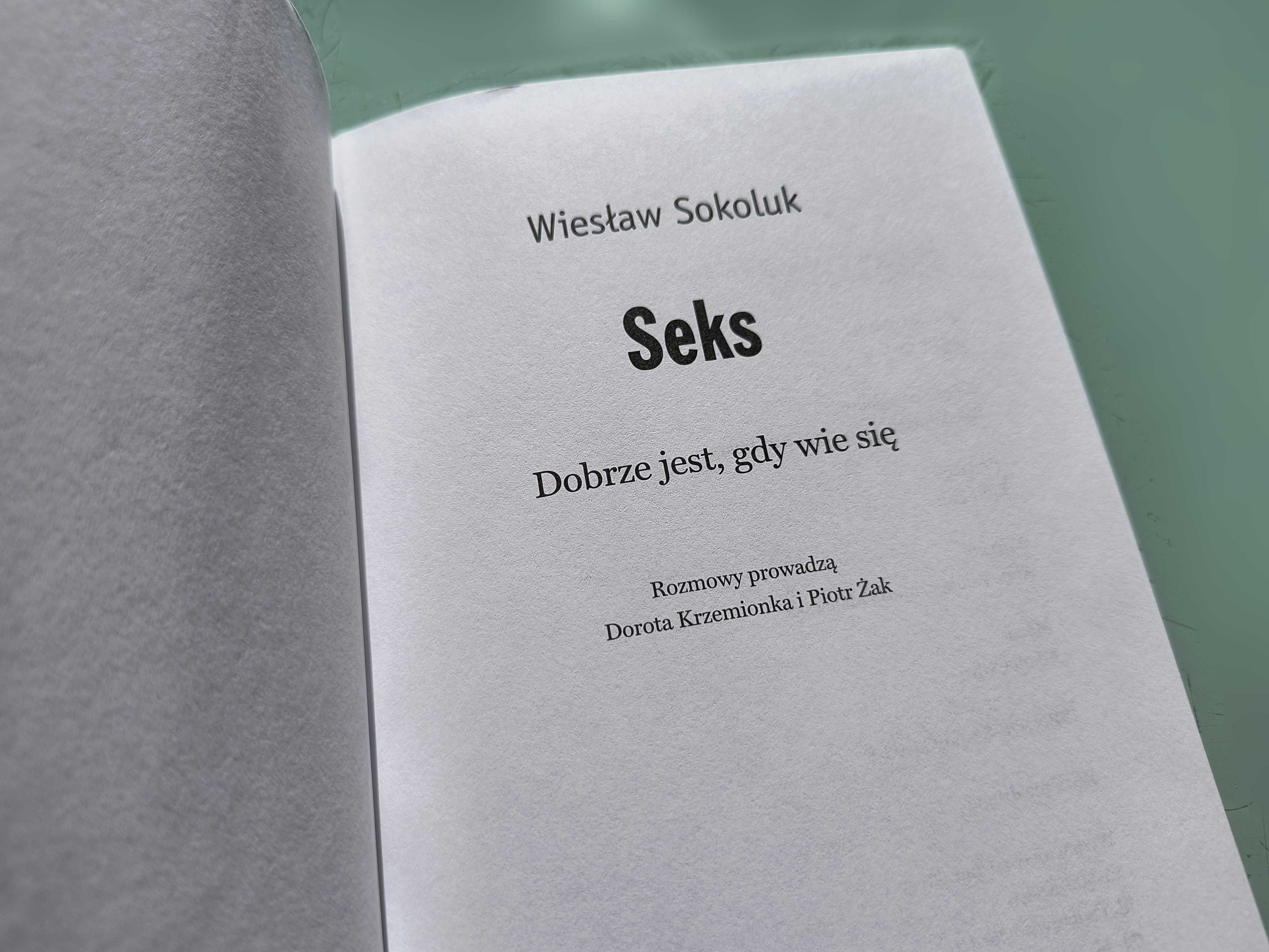 Seks. Dobrze jest, gdy wie się. Wiesław Sokoluk. NOWA