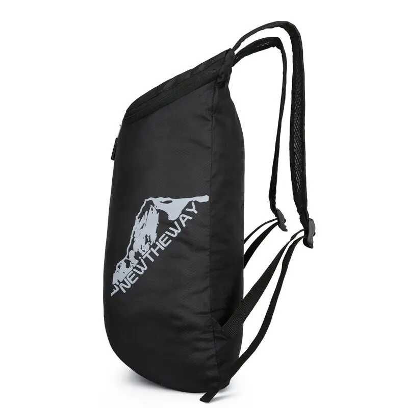 Mochila dobrável bem pequena, nova mochila de armazenamento