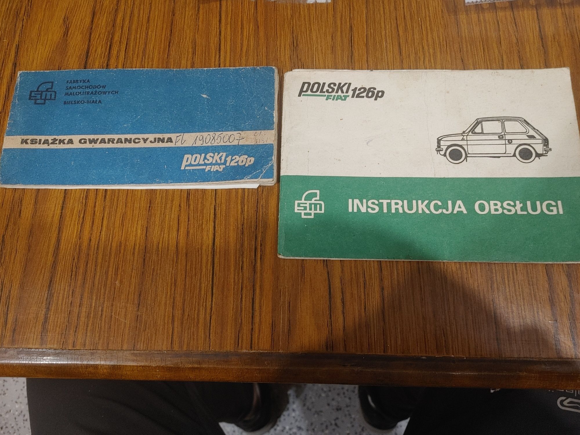 Instrukcja obsługi i książka gwarancyjna fiat 126P