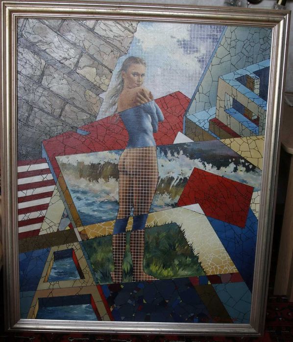 Стас Кадочников. Картина "Линии жизни" 100х80 см Холст. Масло. 90-е гг