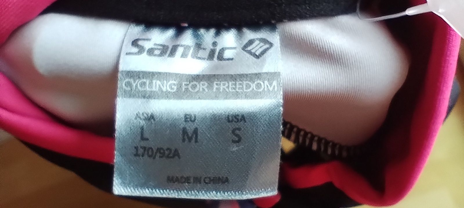 Bluza kolarska Santic ocieplana Cycling For Freedom - Jazda na rowerze