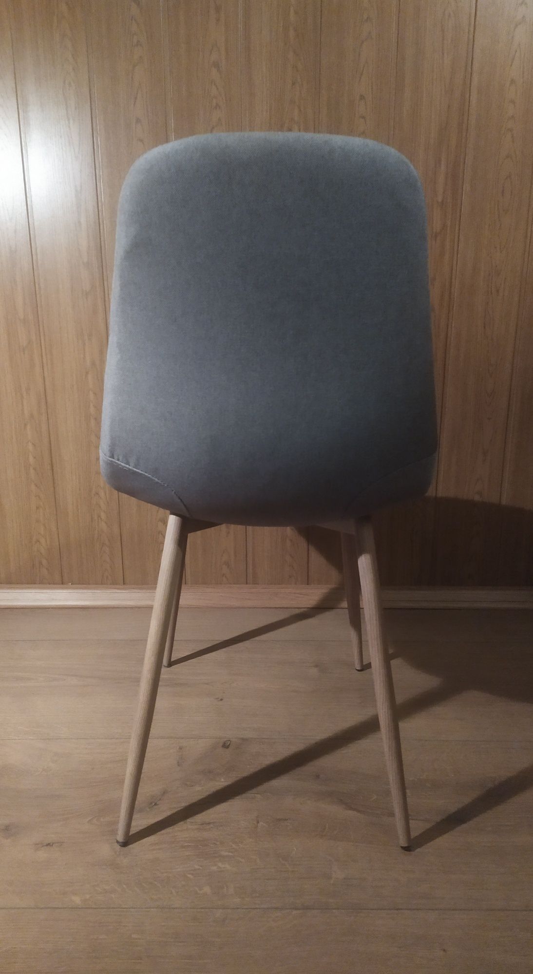 Krzesło metalowe szare FOX