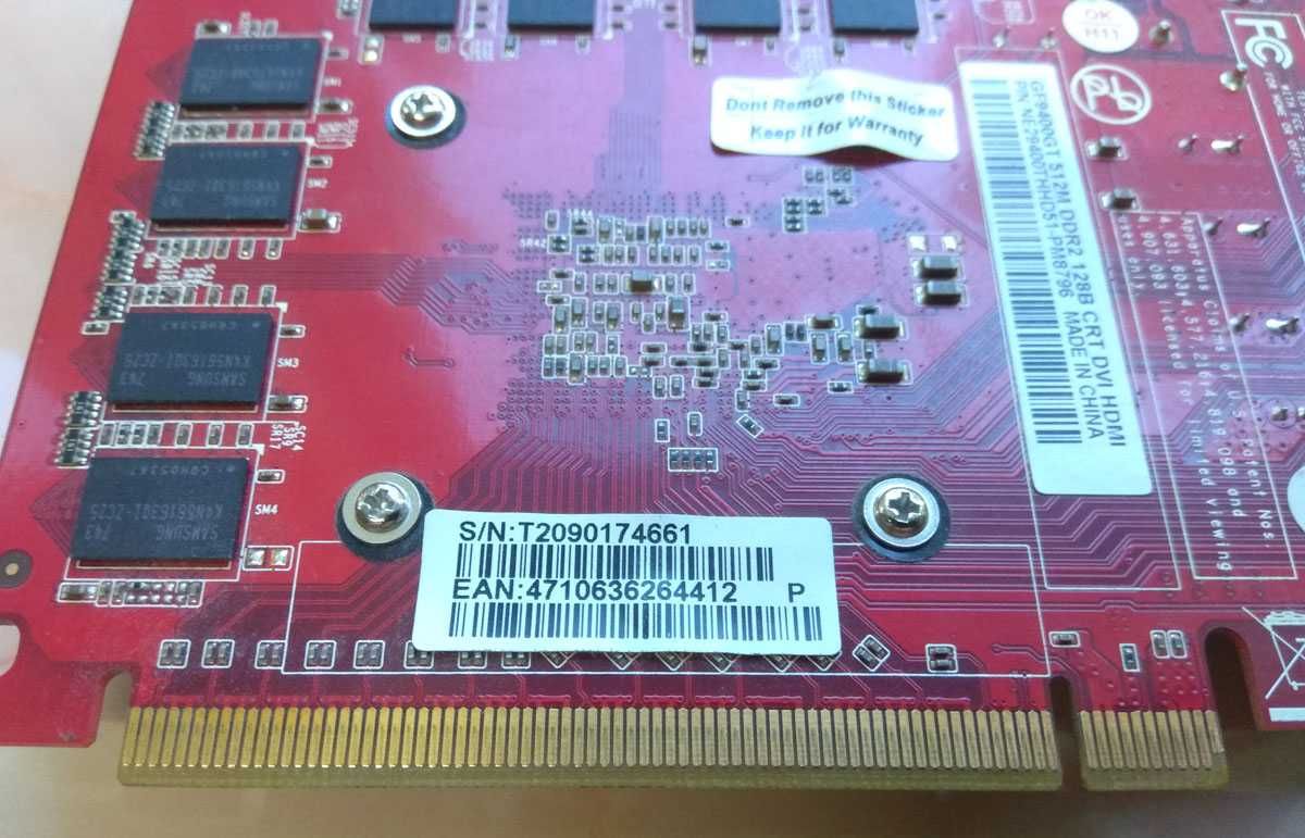 Видеокарта PALIT PCI-Ex GeForce 9400GT 512 MB DDR2 128bit HDMI