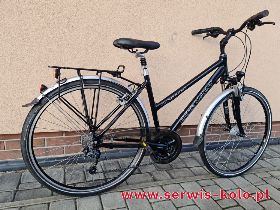 Rower damski damka BERGAMONT koła 28 SHIMANO SLX aluminium okazja